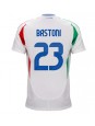 Billige Italia Alessandro Bastoni #23 Bortedrakt EM 2024 Kortermet